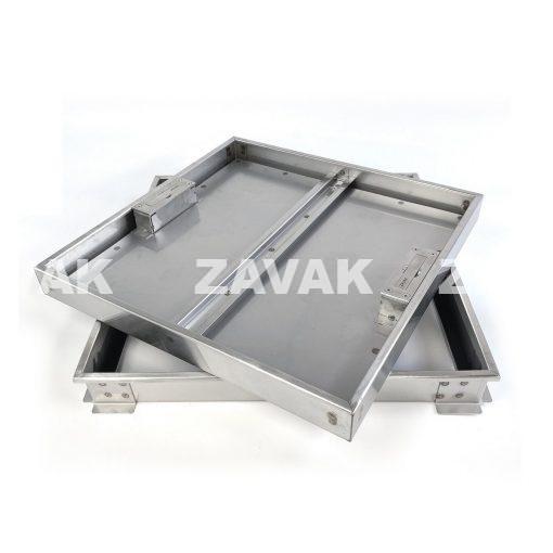 Nắp bể ngầm inox MHI-50 / KT 50x50cm, trong nhà, tải 300kg - Ảnh 2