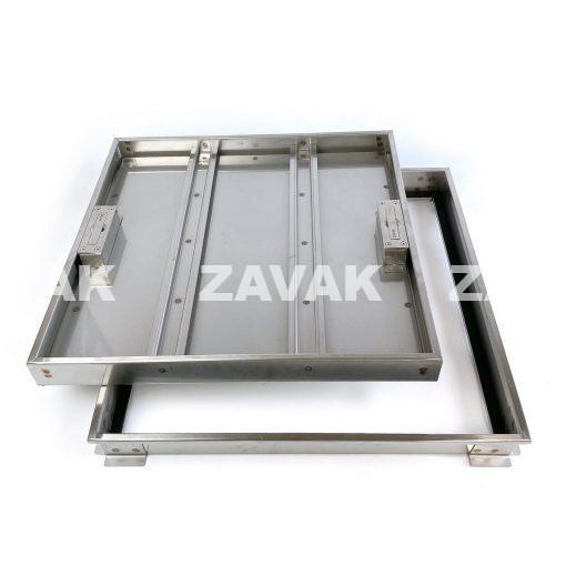 Nắp bể ngầm inox MHI-75 / KT 75x75cm, trong nhà, tải 250kg