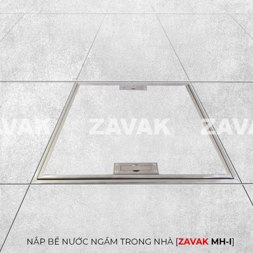 Nắp bể ngầm inox MHI-50 / KT 50x50cm, trong nhà, tải 300kg - Ảnh 5