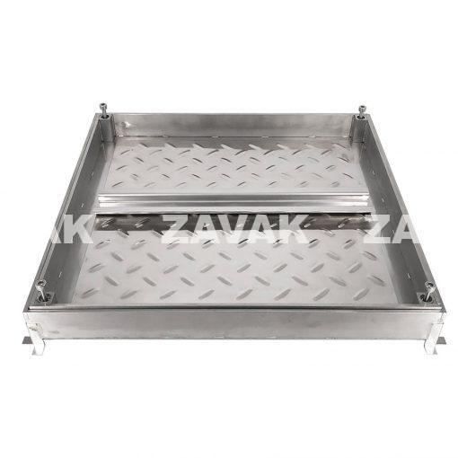 Nắp bể chống nước ngăn mùi inox MHO-80 / KT 80x80cm, lát gạch 1,5cm/tải ô tô gia đình - Ảnh 7