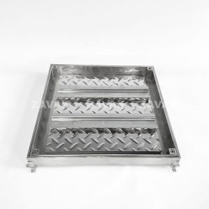 Nắp bể chống nước ngăn mùi inox MHO-50 / KT 50x50cm, lát gạch 1,5cm/tải ô tô gia đình