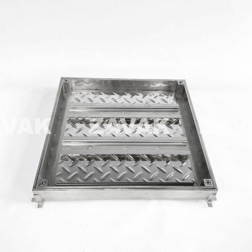 Nắp bể chống nước ngăn mùi inox MHO*-80 / KT 80x80cm, lát gạch 2,5cm/tải ô tô gia đình - Ảnh 6