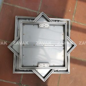 Nắp bể ngầm inox MHI-50 / KT 50x50cm, trong nhà, tải 300kg