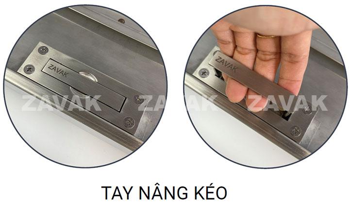Nắp bể ngầm inox MHI-50 / KT 50x50cm, trong nhà, tải 300kg - Ảnh 14