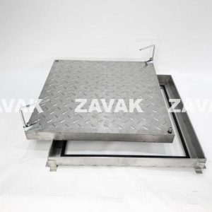 Nắp bể ngầm mặt inox MHT-AA50 / KT 50x50cm, tải 1000kg